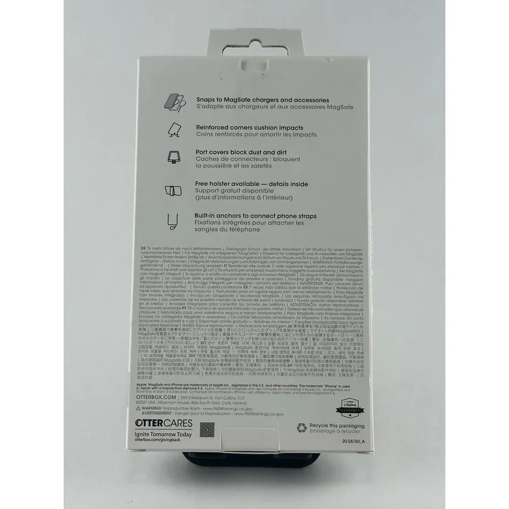 OtterBox Defender Pro Series iPhone 16 Pro Foxberry Matte Case NWT MSRP: $70.00